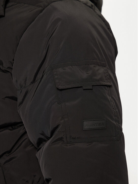 Hunter Hunter Зимова куртка HARM0005242 Чорний Regular Fit
