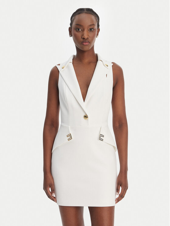 Elisabetta Franchi Elisabetta Franchi Коктейльна сукня AB-924-61E2-V520 Білий Regular Fit
