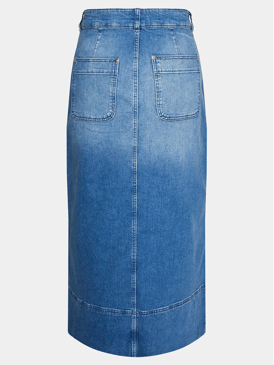 Ted Baker Ted Baker Spódnica jeansowa Jomana 271675 Niebieski Regular Fit