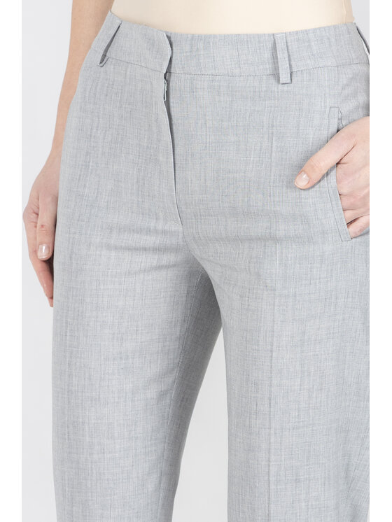 Deni Cler Milano Deni Cler Milano Spodnie materiałowe W-DC-5208-F2-A1-81-1 Szary Regular Fit