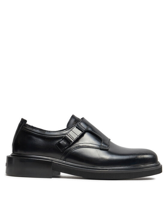 Pantofi Calvin Klein Monk Lth Hf HM0HM01530 Negru