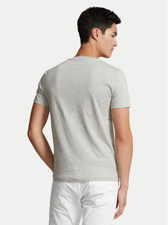 Polo Ralph Lauren Polo Ralph Lauren Тишърт Bsr 710680785 Сив Custom Slim Fit