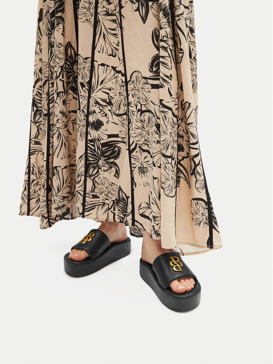 Badura Badura Pantoletten CROCUS-V1925-08-1 Schwarz