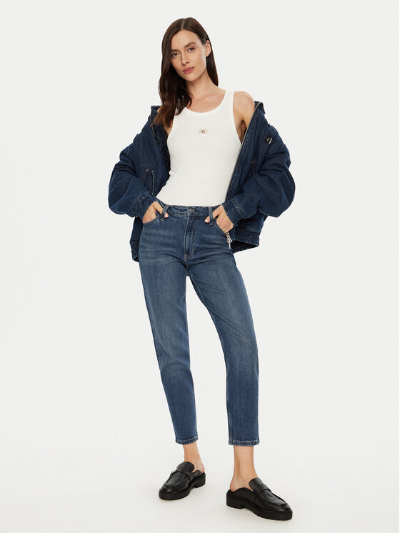Calvin Klein Jeans Calvin Klein Jeans Blugi J20J224514 Albastru Mom Fit