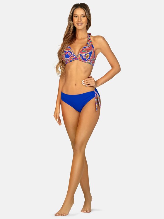 Miss Lou Miss Lou Bikini ML039 Niebieski