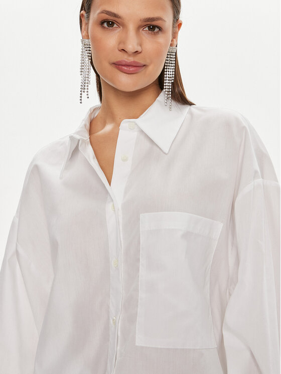 ViCOLO ViCOLO Camicia TB0945 Bianco Relaxed Fit