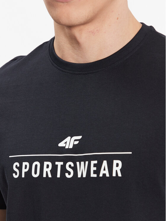 4F 4F Póló 4FSS23TTSHM539 Sötétkék Regular Fit