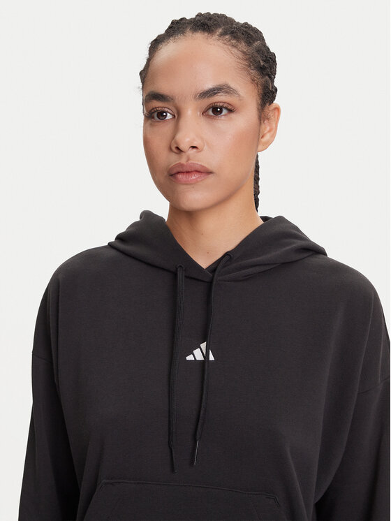 adidas adidas Bluza Essentials Small Logo JD7989 Czarny Regular Fit