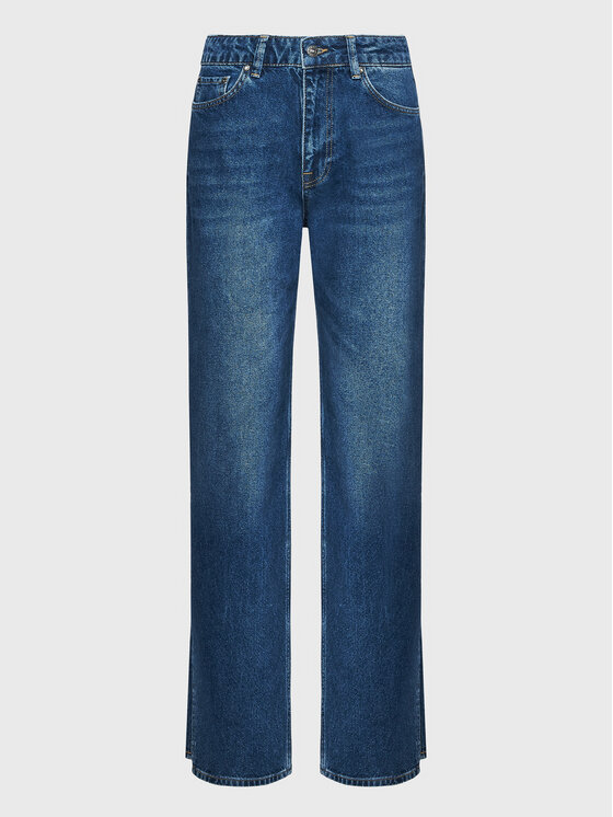 Simple Simple Traperice SPDJ504-01 Tamnoplava Relaxed Fit