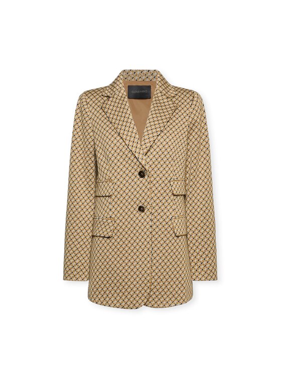 Elena Mirò Elena Mirò Giacca da abito Q142P000082N001 Crema Regular Fit