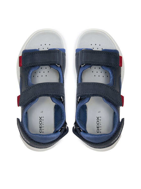 Sandales Geox Garçon J Sandal Airadyum - Cuir Respirant Semelle Caoutchouc | Confort Et Protection