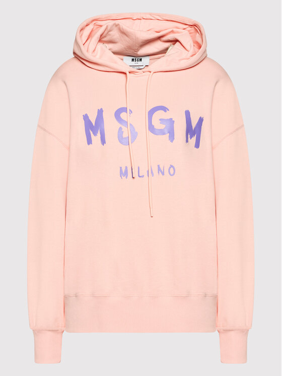 MSGM MSGM Felpa 3241MDM515 227299 Rosa Oversize