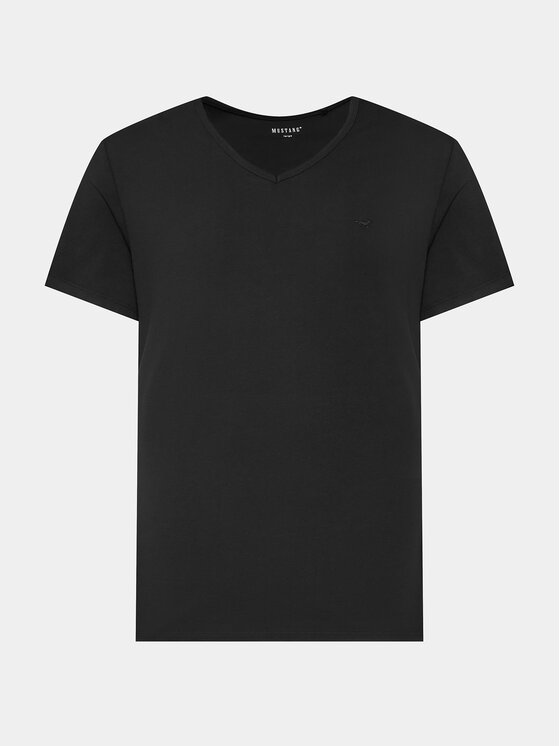 Mustang Mustang 2er-Set T-Shirts 1014664 Schwarz Regular Fit
