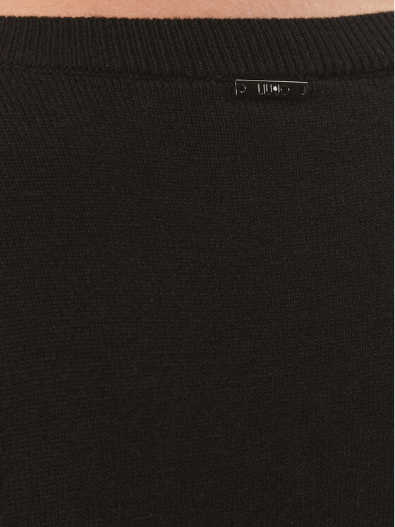 Liu Jo Liu Jo Megztinis MF3013 MS14G Juoda Regular Fit