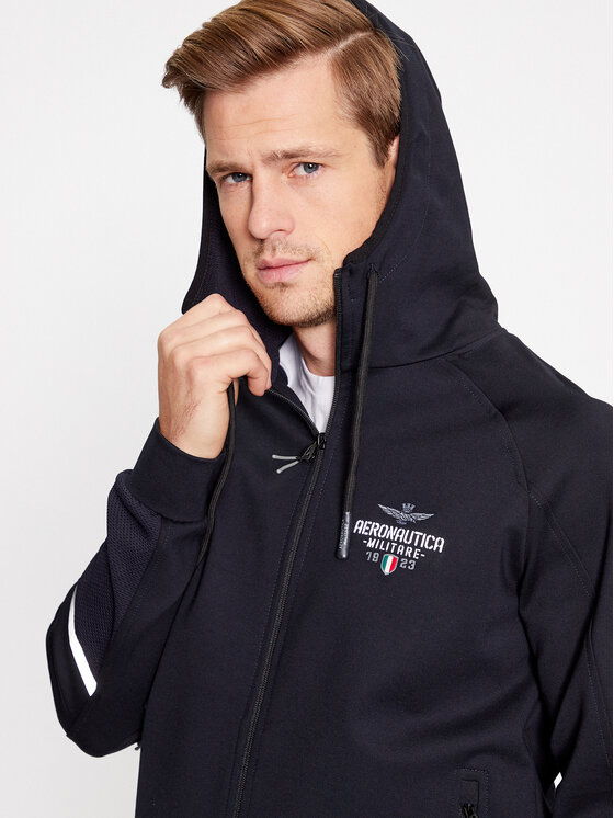 Aeronautica Militare Aeronautica Militare Džemperis 232FE1826F528 Tamsiai mėlyna Regular Fit