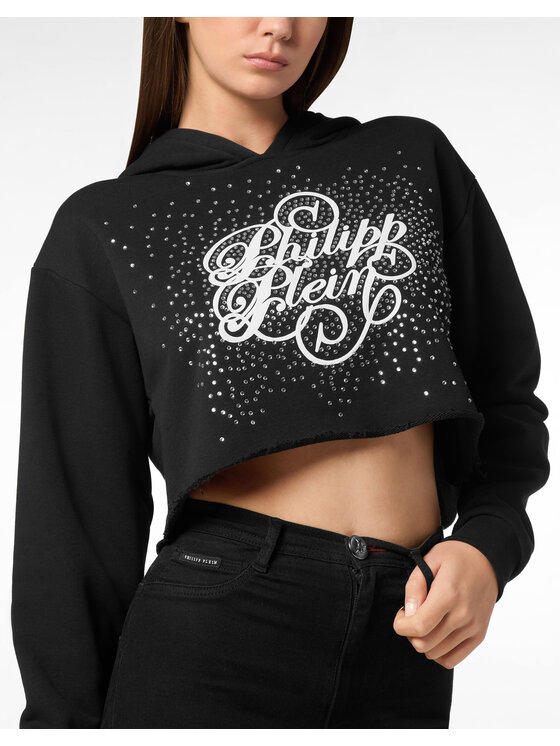 PHILIPP PLEIN PHILIPP PLEIN Bluza 24613 Czarny Regular Fit