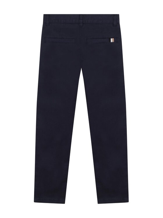 Pantaloni di tessuto J24841 M Blu scuro Regular