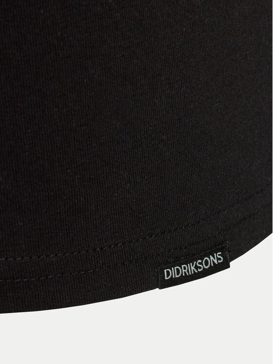 Didriksons Didriksons T-Shirt Harald 505551 Μαύρο Regular Fit