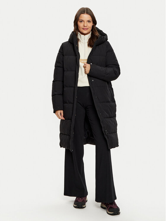 4F 4F Žieminė striukė 4FWAW24TDJAF476 Juoda Regular Fit