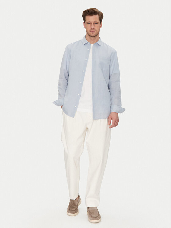 Calvin Klein Calvin Klein Сорочка K10K114488 Блакитний Regular Fit