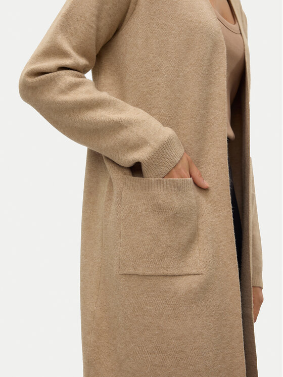 Vero Moda Vero Moda Kardigan Saba 10309316 Beżowy Regular Fit