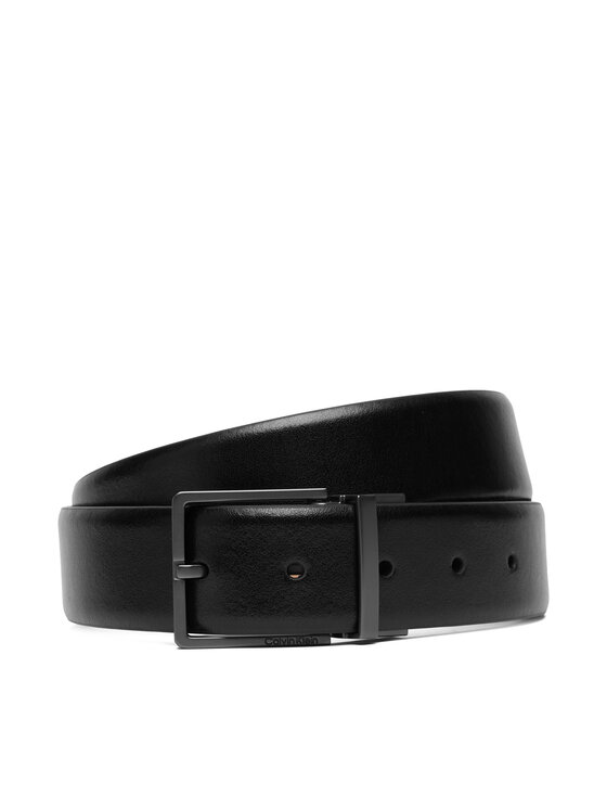 Calvin Klein Calvin Klein Remen Square Buckle Smooth Adj LV04D7147G Crna