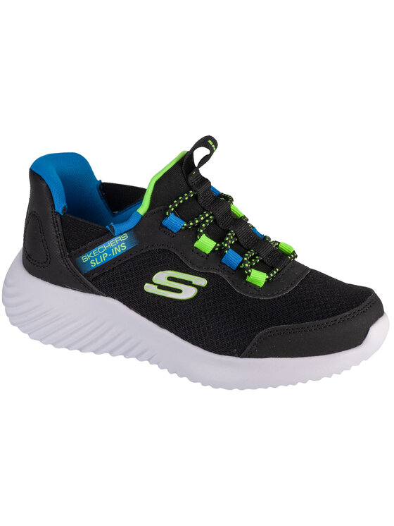 Sneakersy Skechers, Rozmiar 28, Czarne, Skechers Slip-Ins: Bounder - Brisk-Burst