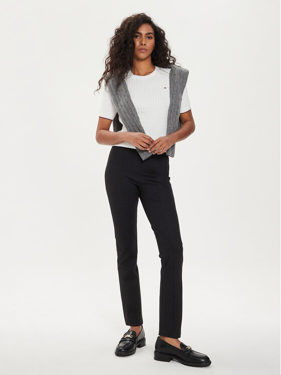 Tommy Hilfiger Tommy Hilfiger Maglione WW0WW41787 Écru Regular Fit