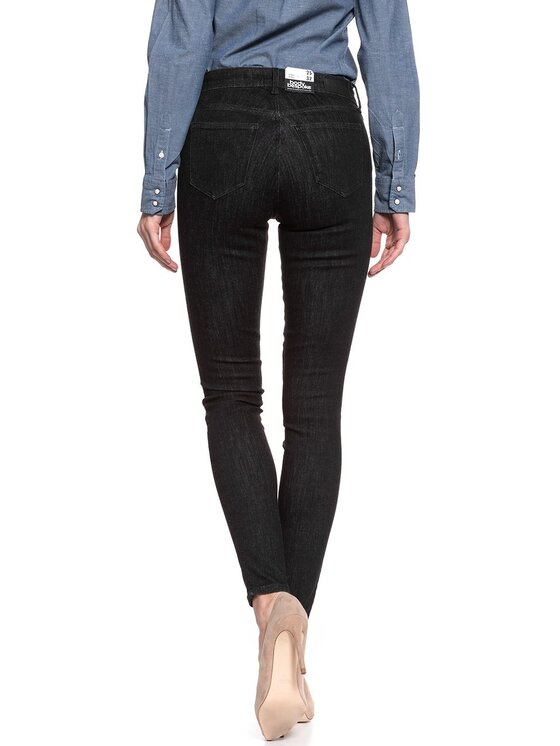 Wrangler Wrangler Jeansy SKINNY Czarny Skinny Fit