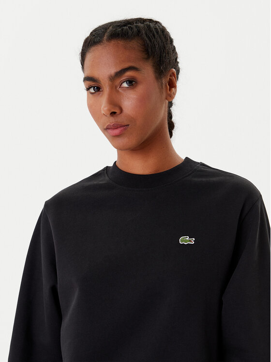 Lacoste Lacoste Bluză SF5270 Negru Regular Fit