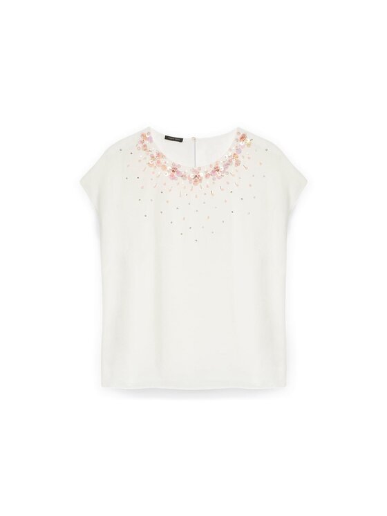 Fiorella Rubino Fiorella Rubino Blusa 2724T002210N011 Bianco Regular Fit