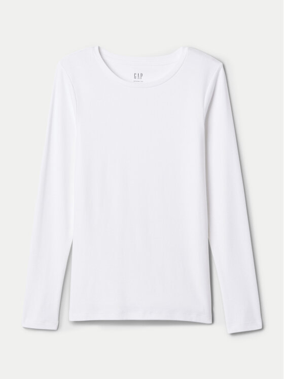 Gap Gap Μπλουζάκι 540609-04 Λευκό Slim Fit