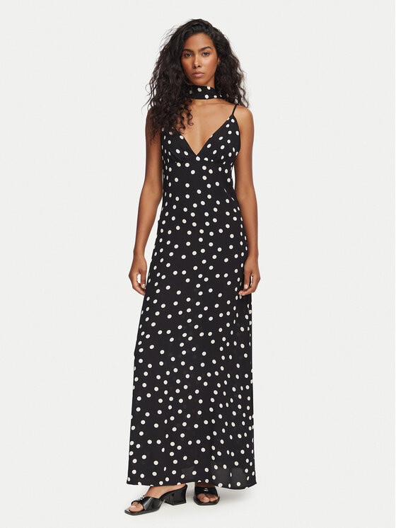 Vero Moda Vero Moda Sukienka letnia Elisa 10350647 Czarny Regular Fit