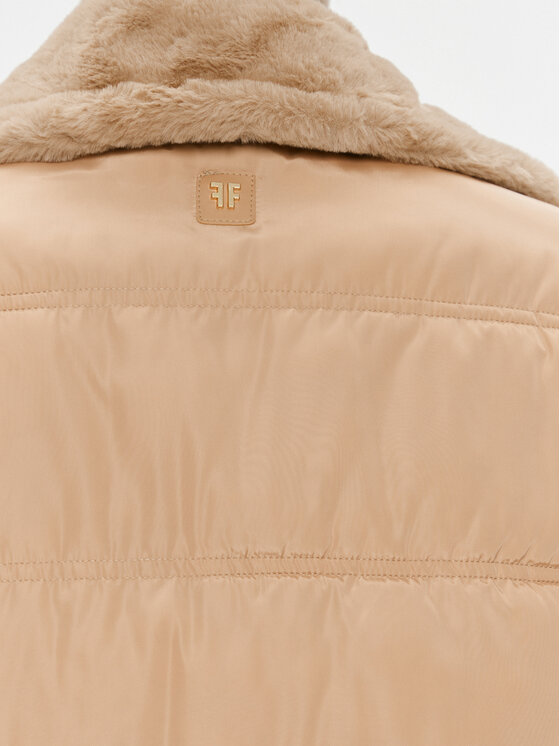 Fracomina Fracomina Zimní bunda FJ23WC3002O42301 Hnědá Regular Fit