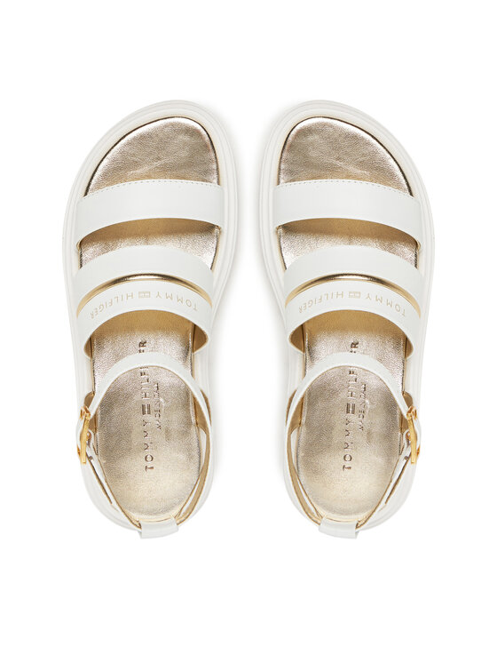 Tommy Hilfiger Tommy Hilfiger Basutės Sandal T4A2-33798-0371 S Balta
