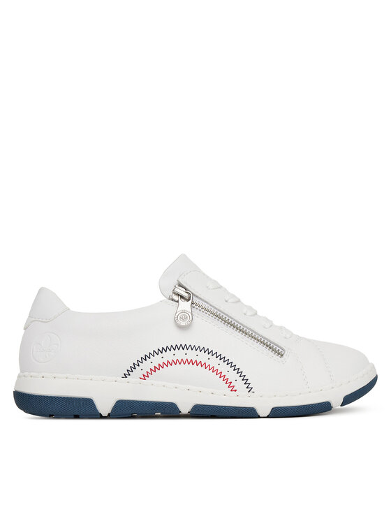 Rieker Rieker Sneakersy 42424-80 Biały