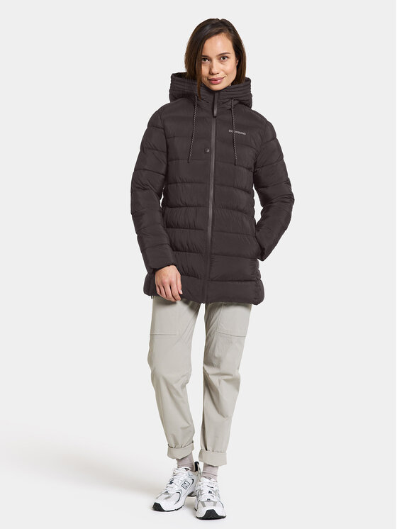 Didriksons Didriksons Žieminė striukė Gisa Wns Jkt 505031 Juoda Regular Fit