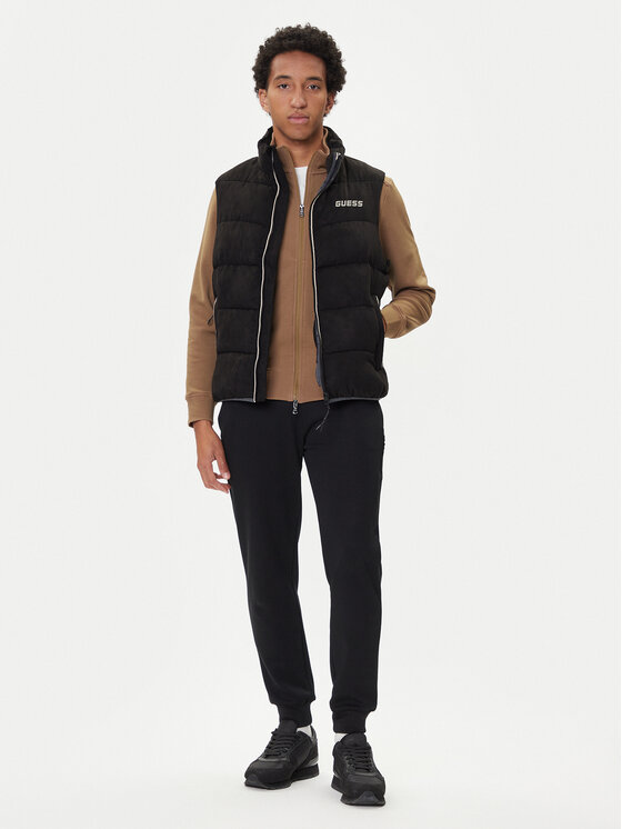 Guess Guess Sportski prsluk Z5BL01 W3230 Crna Regular Fit