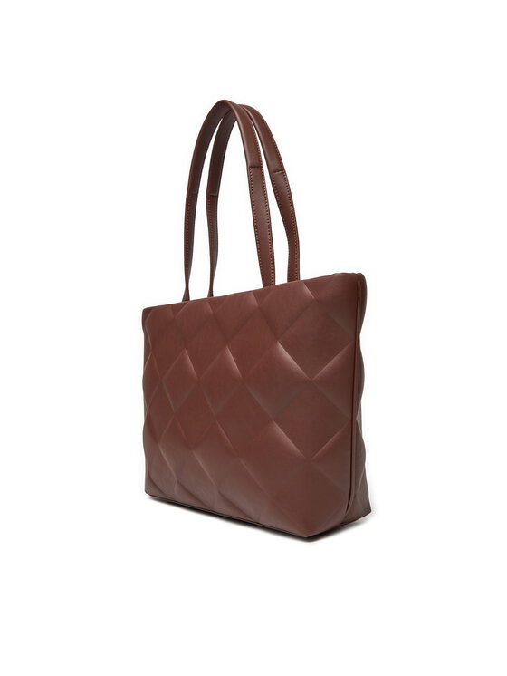 Calvin Klein Calvin Klein Torebka Diamond Quilt K60K612906 Brązowy