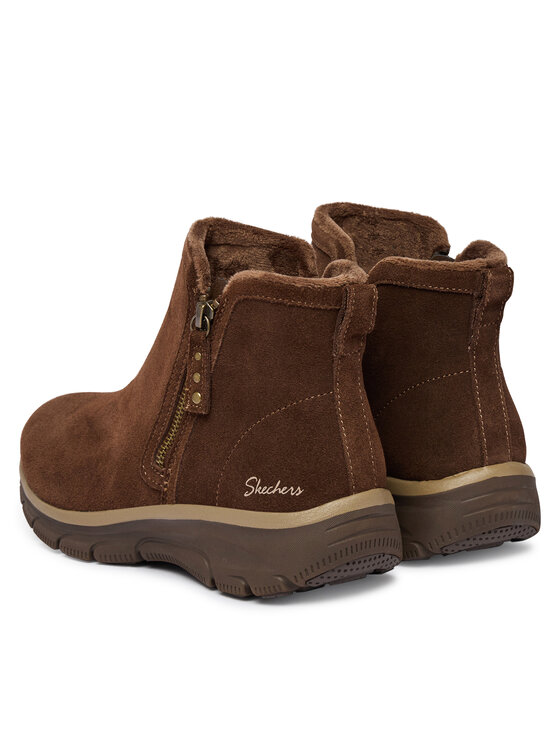 Skechers Skechers Botki Easy Going - Urban Zip 168188 Brązowy
