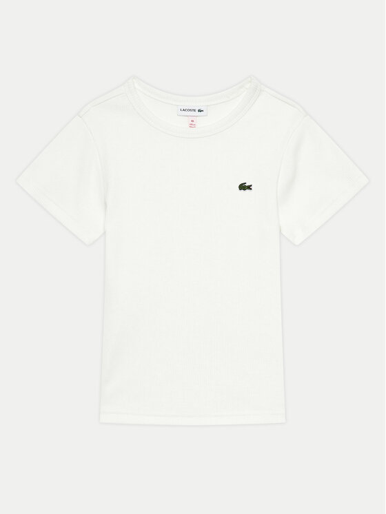 Lacoste T-krekls TJ7316 Balts Regular Fit