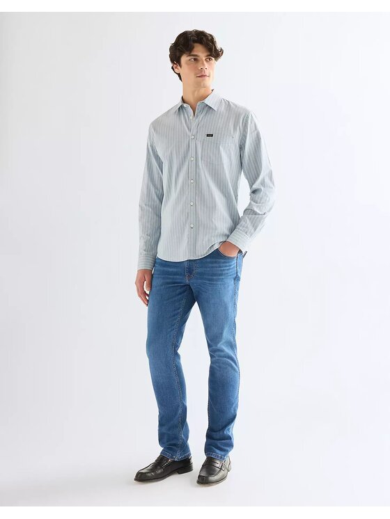 Wrangler Wrangler Camicia 1 PKT SHIRT Blu Regular Fit