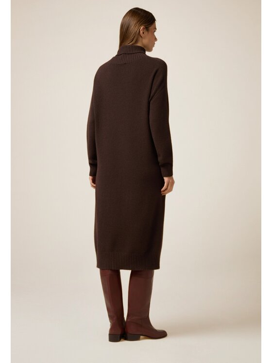 Oltre Oltre Vestito 7600E000329N032 Marrone Baggy Fit