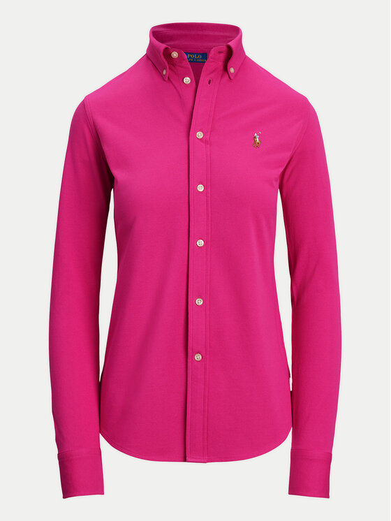 Polo Ralph Lauren Polo Ralph Lauren Πουκάμισο 211924258017 Ροζ Slim Fit
