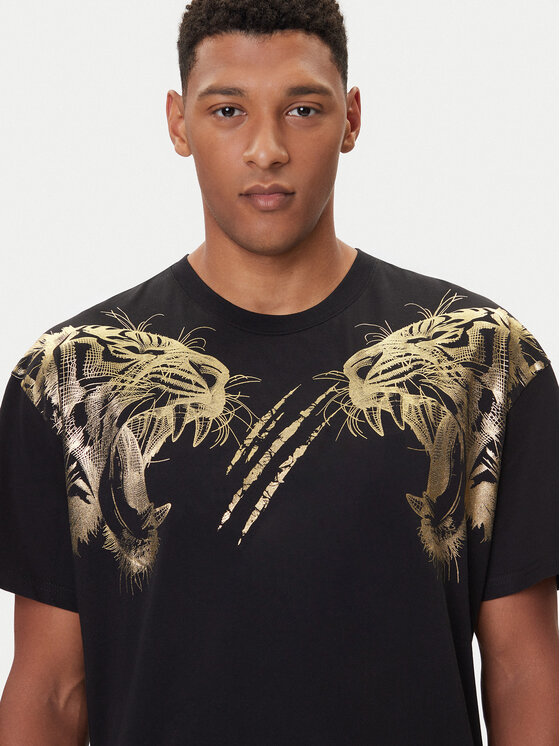 Plein Sport Plein Sport Póló FAEC MTK8360 STE001N Fekete Loose Fit