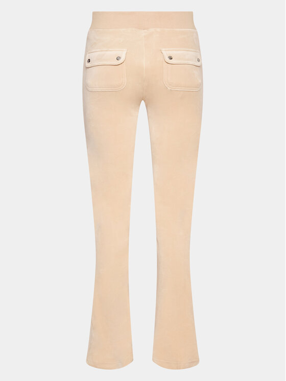 Juicy Couture Juicy Couture Sportinės kelnės JCAP180 Smėlio Regular Fit