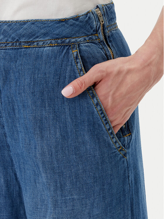 PINKO PINKO Jeans hlače New Paolina 104823 A2GQ Modra Wide Leg