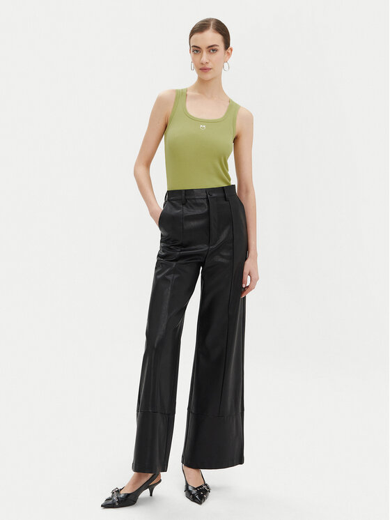 PINKO PINKO Top Calcolatore 100807 Zielony Regular Fit