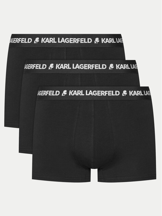 KARL LAGERFELD KARL LAGERFELD Set di 3 boxer A1M47151 Nero