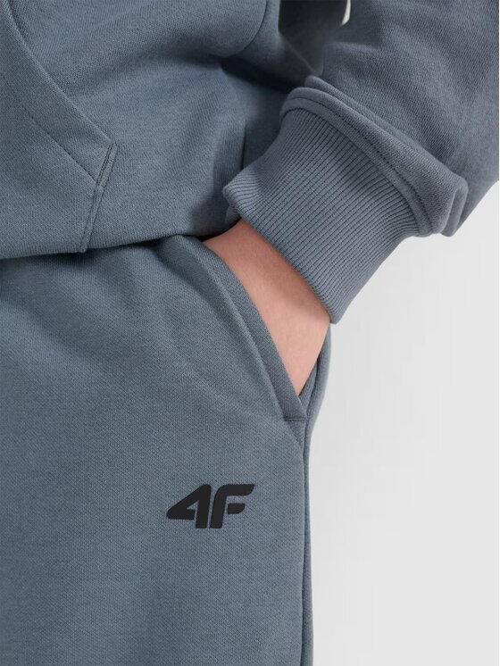 4F 4F Pantaloni da tuta 4FJWSS25TTROM1112-46S Verde Regular Fit
